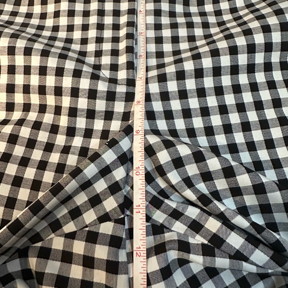 NWT TALBOTS Women's 16 Petite Hampshire Ankle Dress Pants Straight Leg Gingham - Picture 4 of 11